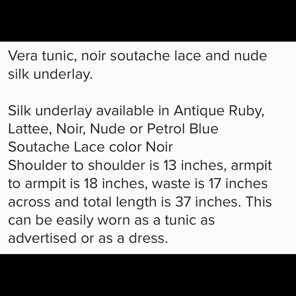 Kirstie Kelly tunic / dress Lace size 6 - Picture 5 of 5